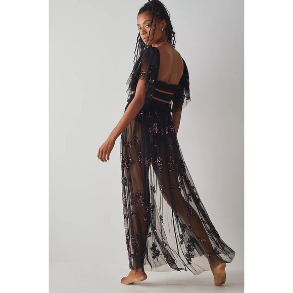 Free People Just A Dream Maxi Bodysuit - Picture 3 of 7